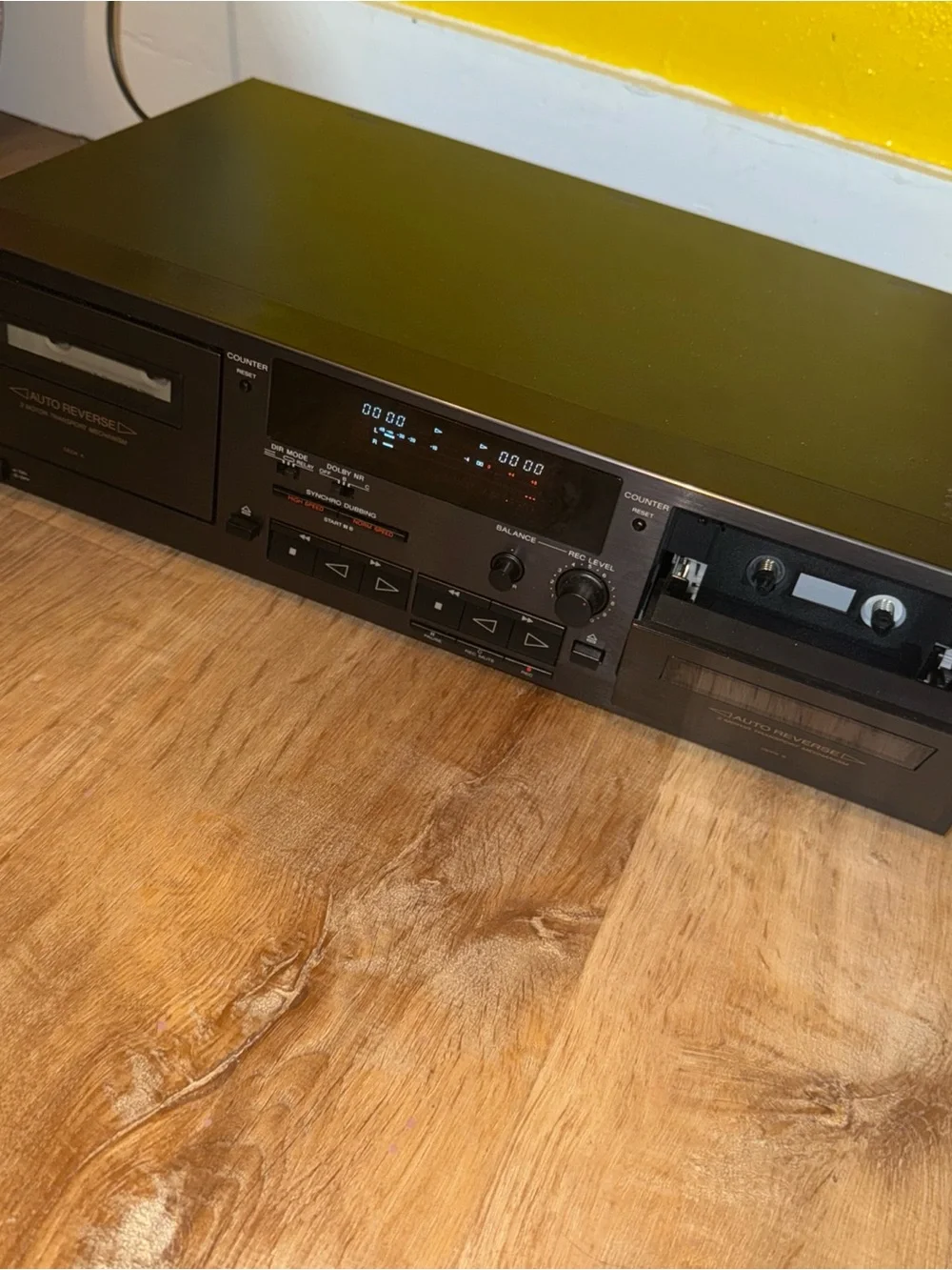 Sony Stereo Cassette Deck TC-WR521 Turns On Untested needs Speakers to hear Turn